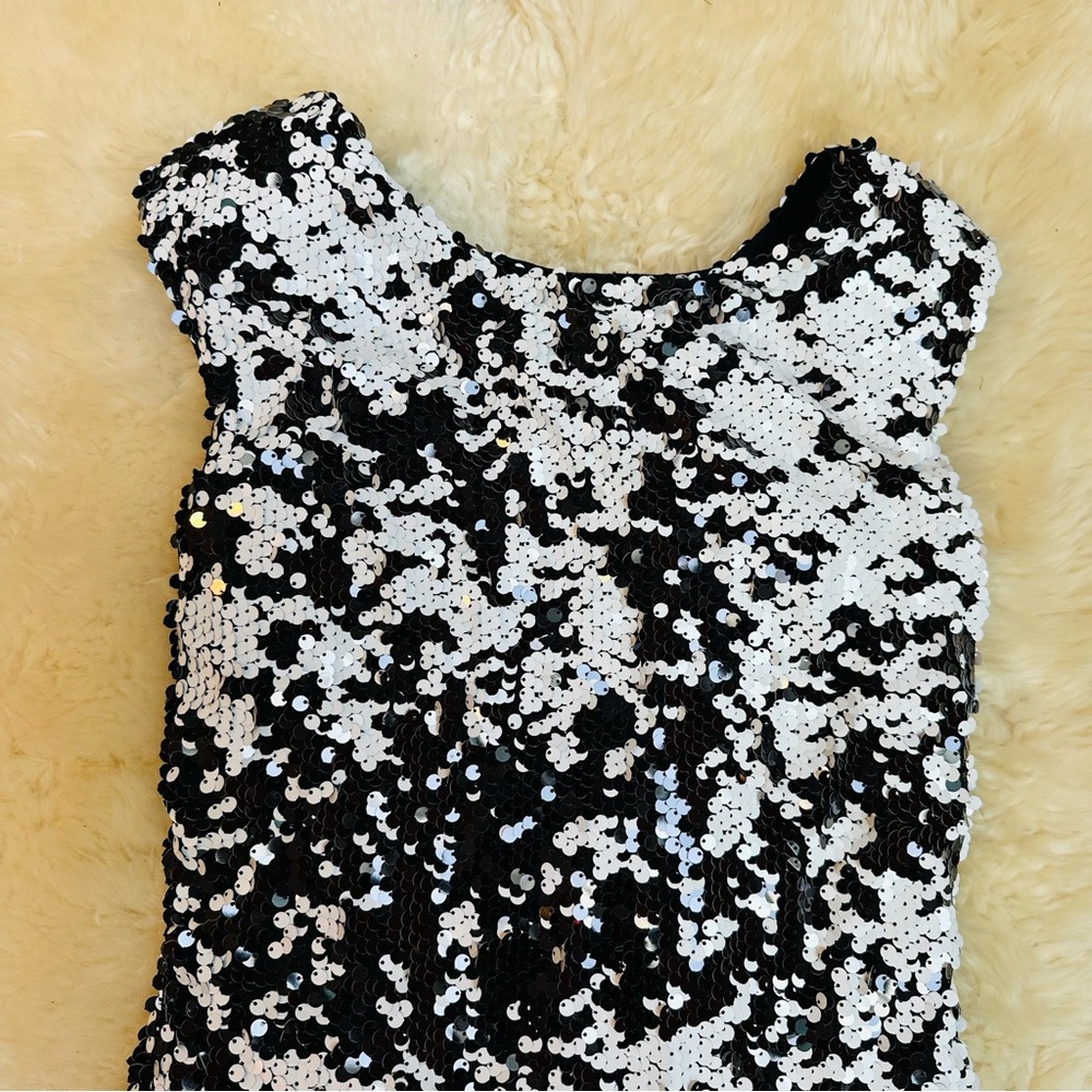 Aidan Mattox Size 4 Cocktail Sequin Dress - Picture 7 of 13